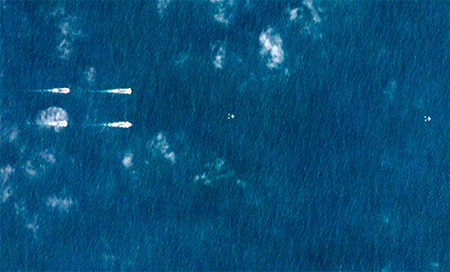 Flota china en el mar de la China Meridional